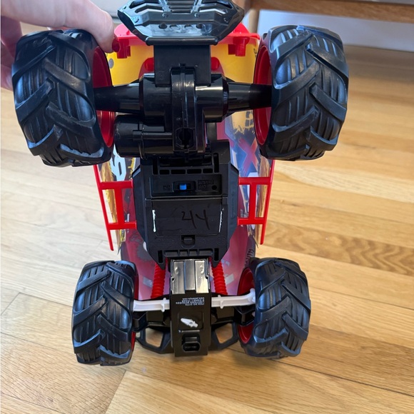 Disney Pixar Cars XRS Rocket Racing Lightning McQueen RC Monster Truck CAR ONLY - Picture 2 of 7